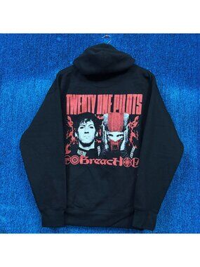 Twenty One Pilots Breach Rock Zip-Up Hoodie Size Small
